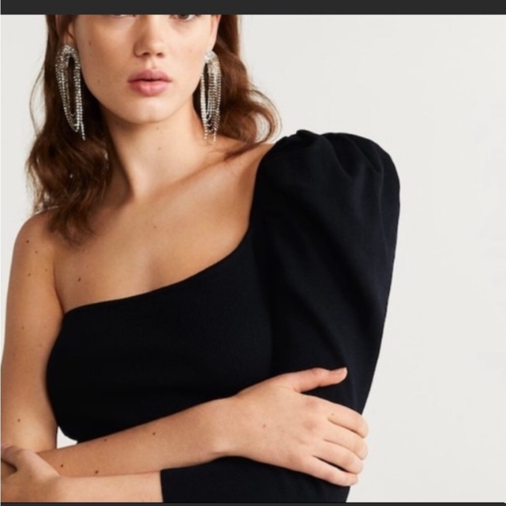 NWT Mango Puff sleeve top - Picture 2 of 9